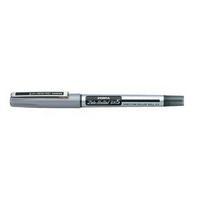 Zebra DX5 Rollerball Liquid Ink Pen Fine Needle Point (Black) - Pack of 10 Pens