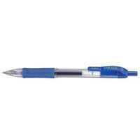 zebra sarasa retractable rollerball gel ink pen fine blue pack of 12 p ...