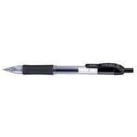 Zebra Sarasa Retractable Rollerball Gel Ink Pen Fine (Black) - Pack of 12 Pens