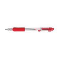 Zebra Z-Grip Retractable Ballpoint Pen Metal Clip Medium (Red) - (Pack of 12 Pens)