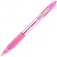 Zebra Z-Grip Smooth Ballpoint Pen Medium 1.0mm Tip 0.7mm Line (Pink) - Pack of 12 Pens