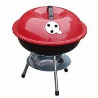 Zexum Mini Portable Barbecue With Enameled Red Finish