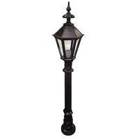 Zexum 4Ft Traditional Black Garden Street Light