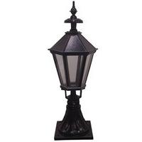 Zexum Black Traditional Driveway Pillar Lamp