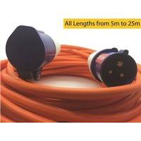 zexum 25mm 16a orange mains hook up extension cable