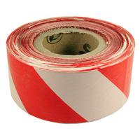 Zebra Tape Red and White 500m