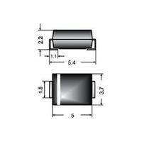 Zener diode Z2SMB33 Enclosure type (semiconductors) DO 214AA Semikron Zener voltage 33 V Max. power (P total) 2 W