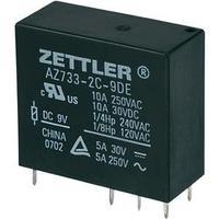 Zettler Electronics AZ733-2C-24DE Miniature PCB Mount Power Relay 24Vdc 2 CO, DPDT