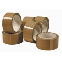 Zexum 50mm Brown 66m Packaging Wrapping Polypropylene Tape