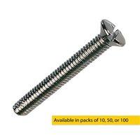 zexum m35 x 60mm nickel plated electrical plug socket screws