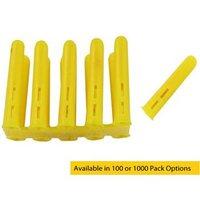 Zexum Yellow Plastic 4-6mm Rawl Wall Plugs