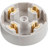Zexum 20A 4 Terminal Small 60mm Plastic PVC Electrical Connection Junction Box