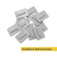 zexum 20mm x 30mm adhesive steel coated cable clips 10 pack