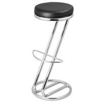 zed italian breakfast bar stool black single