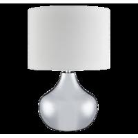 zebrano touch table lamp chrome