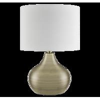 Zebrano Touch Table Lamp - Antique Brass