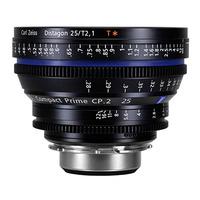 zeiss 25mm t21 cp2 cine prime t lens pl mount metric