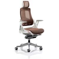 Zeta Executive Office Chair In Mandarin Mesh