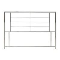 zeus nickel metal headboard single