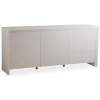 zeus grey high gloss large sideboard