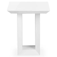 Zeus White High Gloss Side Table