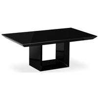 zeus black high gloss coffee table