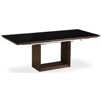 Zeus Walnut High Gloss Extending Dining Table