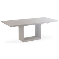 Zeus Grey High Gloss Extending Dining Table