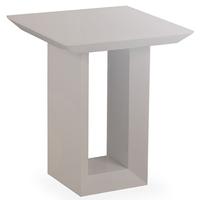 Zeus Grey High Gloss Side Table