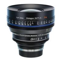 Zeiss 35mm T1.5 CP.2 Cine Prime T* Lens - Sony E Mount (Metric / Super Speed)