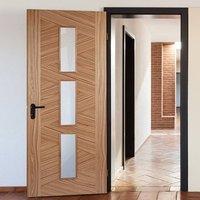 zeus walnut glazed door prefinished