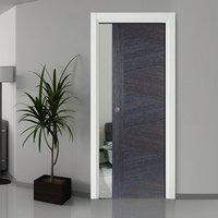 Zeus Ash Grey Flush Pocket Door is 1/2 Hour Fire Rated and Prefinished