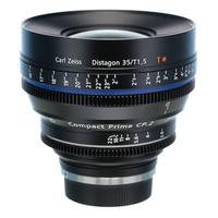 zeiss 35mm t15 cp2 cine prime t lens canon ef mount feetsuper speed