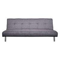 zenko faux suede sofa bed aston grey