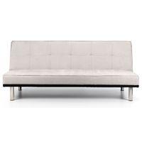 Zenko Faux Suede Sofa Bed Beige