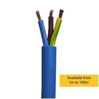 Zexum 2.5mm 3 Core Arctic Grade Flex Cable Blue Round 3183AG