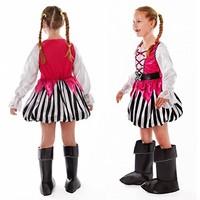ZERO Bristol Novelty - Pink Pirate Girl S Small 110-122cm - Age 4-6 Years - AMZ (Virtual)