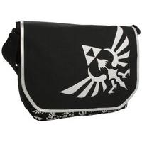 Zelda Triforce Logo Black Messenger Bag