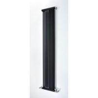 Zephyra Vertical Radiator Anthracite (H)1800 mm (W)328 mm