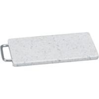 Zeller Chopping Board with Chrome Grip, 15.5x25cm