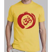 zen mantra om orange shirt (man)