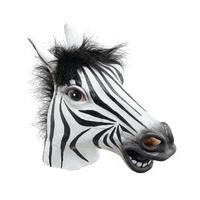 zebra overhead rubber mask