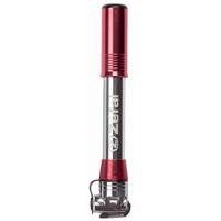 zefal z cross al mtb mini pump silver red