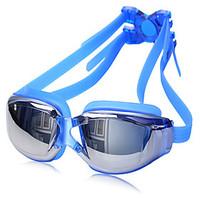 ZHENYA Unisex Swimming Goggles Gray / Black / Blue Anti-Fog / Waterproof / Adjustable Size / Anti-UV PC / UV Silica Gel
