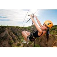 Zipline and Sunset Party Cruise Combo Tour