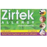 Zirtek Allergy Tablets