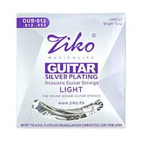ziko acoustic guitar strings set dus012 silver plating 6 strings for a ...