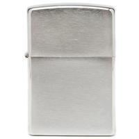 Zippo Brushed Chrome Lighter, Silver