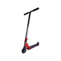Zinc Frenzy Pro Inline Two Wheel Scooter With 360 Rotating Footplate Black/red (zc01189)
