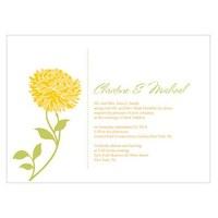 Zinnia Bloom Invitation